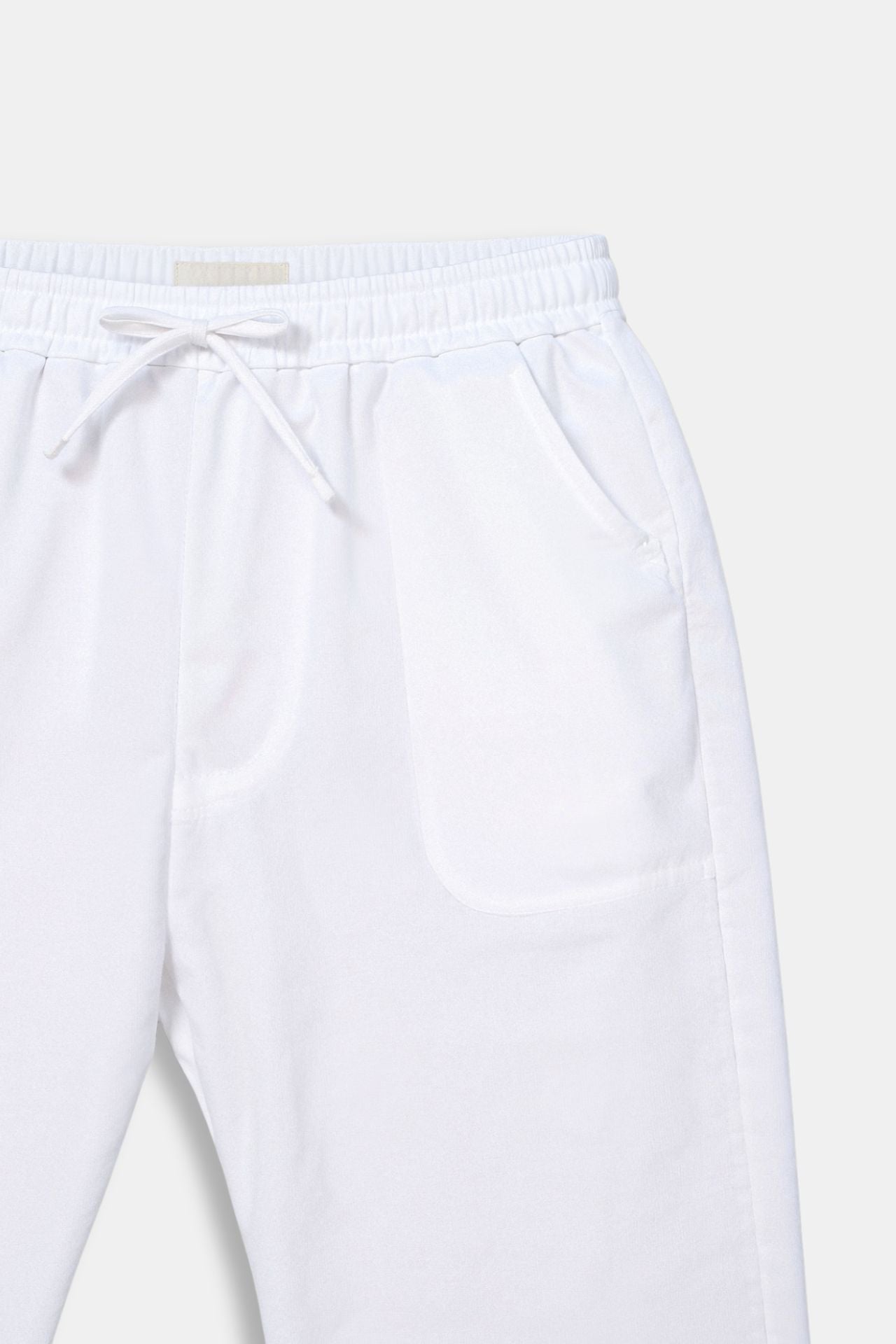 Herren Jogginghose Weiß Kordelzug