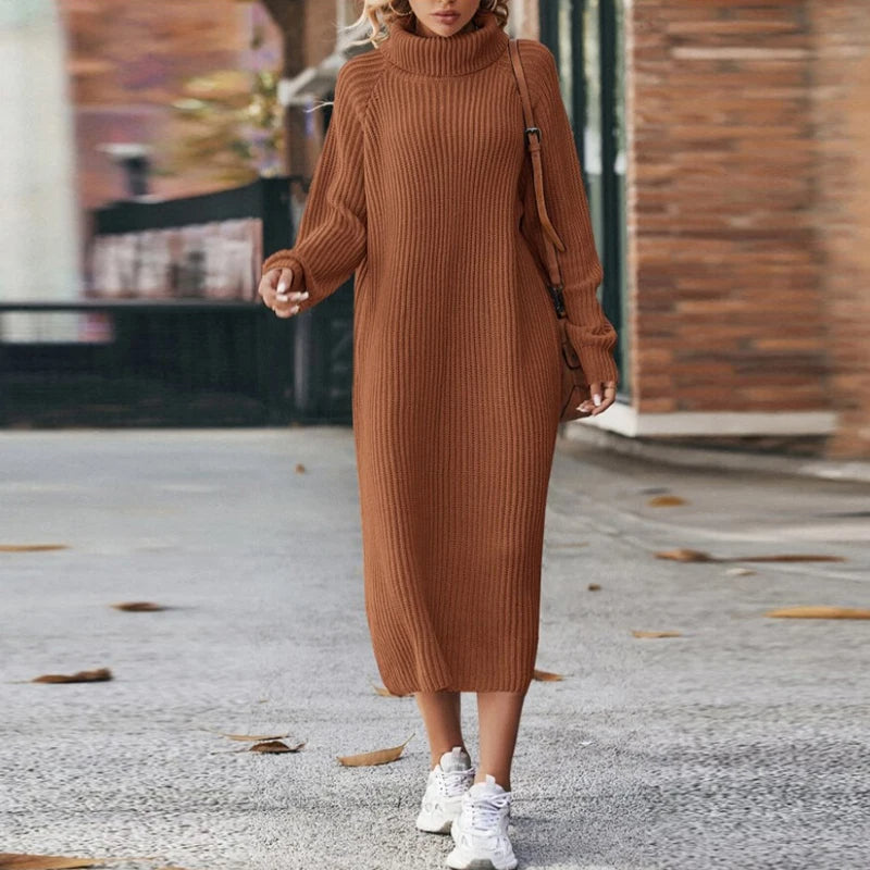 Damen Strickkleid Bequem