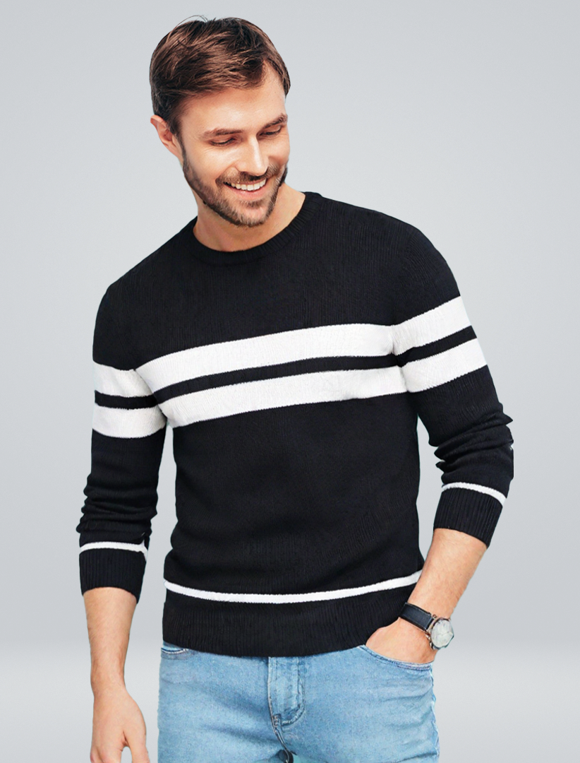 Bruno Herren Baumwollpullover Warm Beige - Norvielle