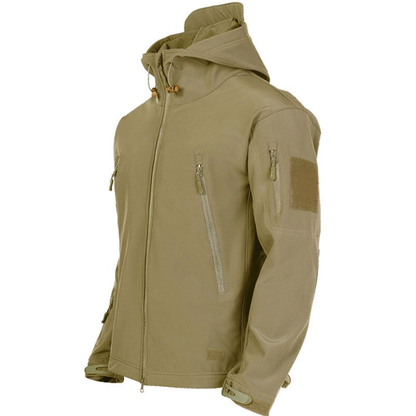 Herren Funktionsjacke Brayden Kapuze Multi-Taschen Wind- und