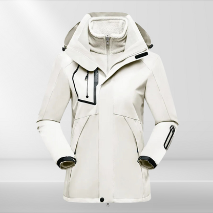 Eveloria Damen 3-in-1 Wetterschutzjacke