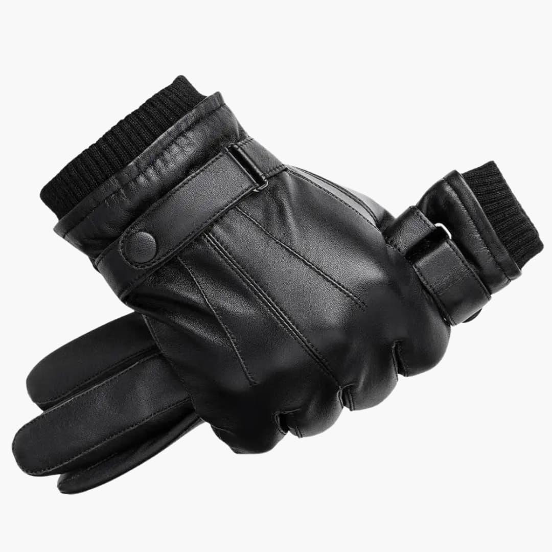 Herren Winterschuhe Handschuhe Warm Schwarz - Eveloria