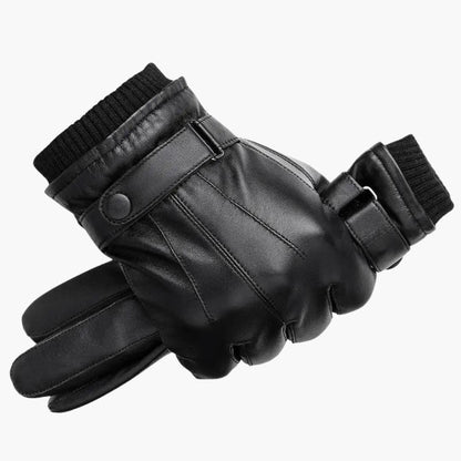 Herren Winterschuhe Handschuhe Warm Schwarz - Eveloria