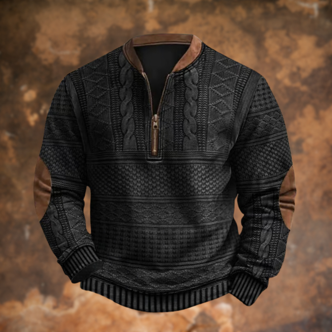 Herren Klassische Winterjacke Reißverschluss Fellfutter