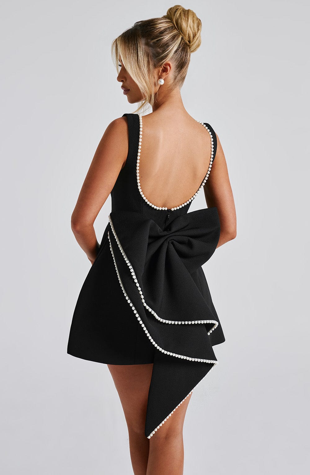 Damen Strukturiertes Mini Kleid Hochzeitsgäste
