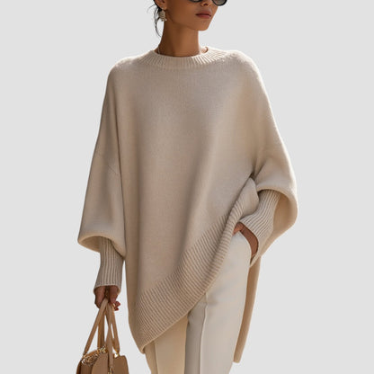 Damen Oversized Pullover Elegantes Design