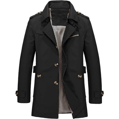 Herren Winterjacke Stilvoll Wärmeisolierend