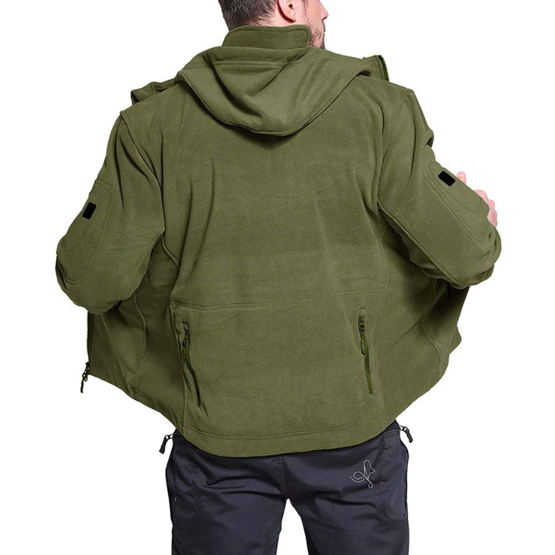 Eveloria Damen Fleecejacke Winddicht Outdoor