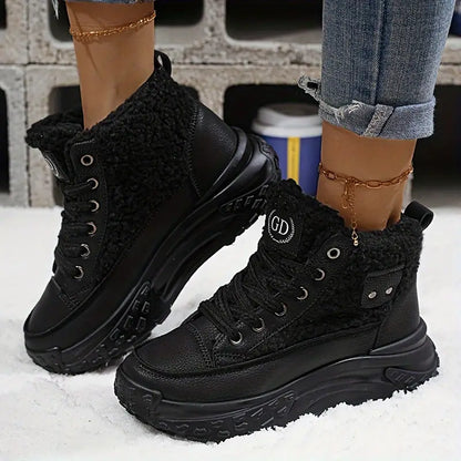 Eveloria Damen Gefütterte Winterschuhe
