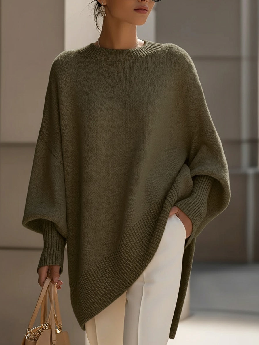 Damen Oversized Pullover Elegantes Design