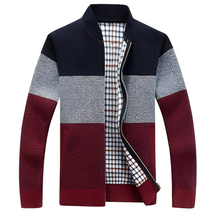 Herren Freizeitjacke Fleece-Futter