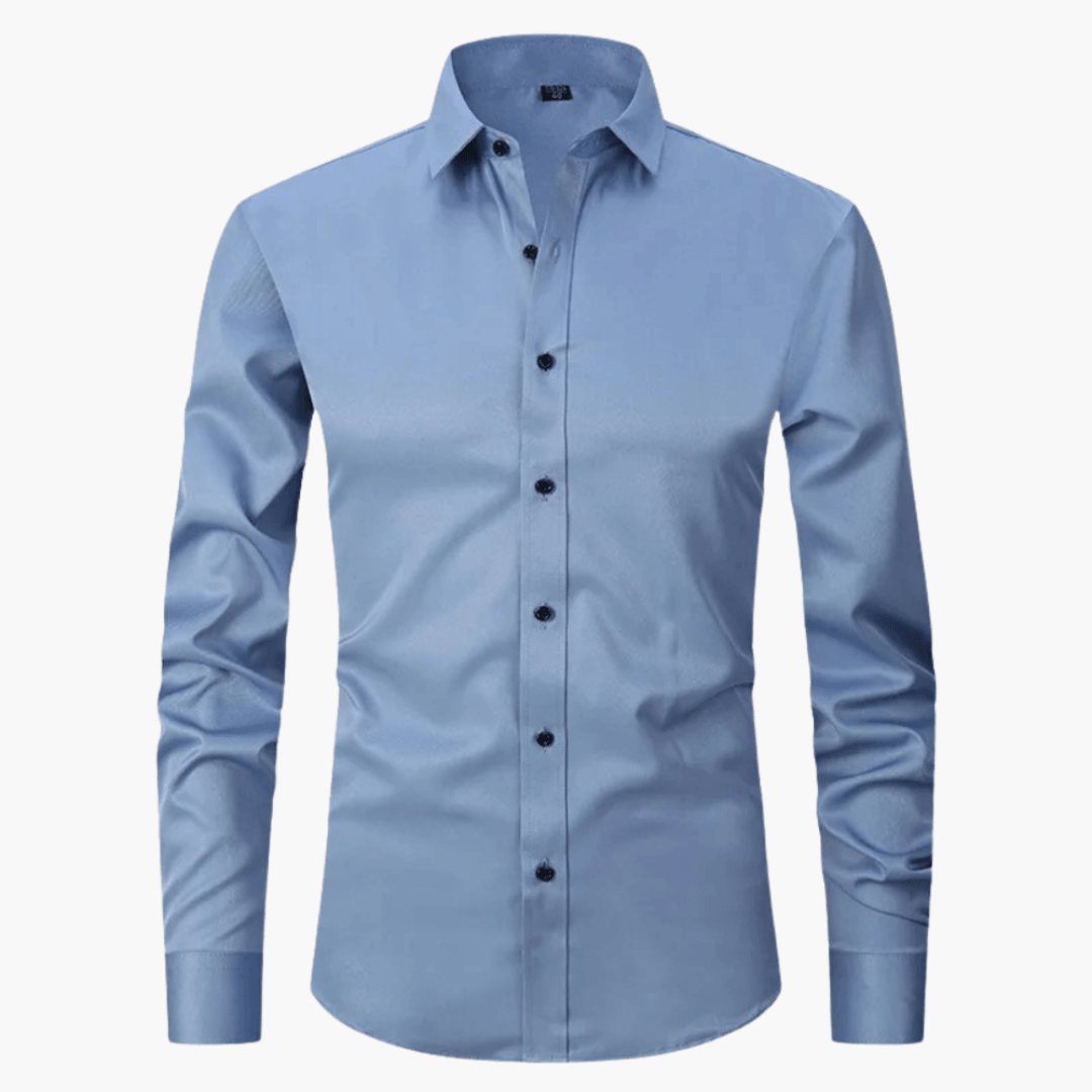 Herren Slimfit Langarmhemd