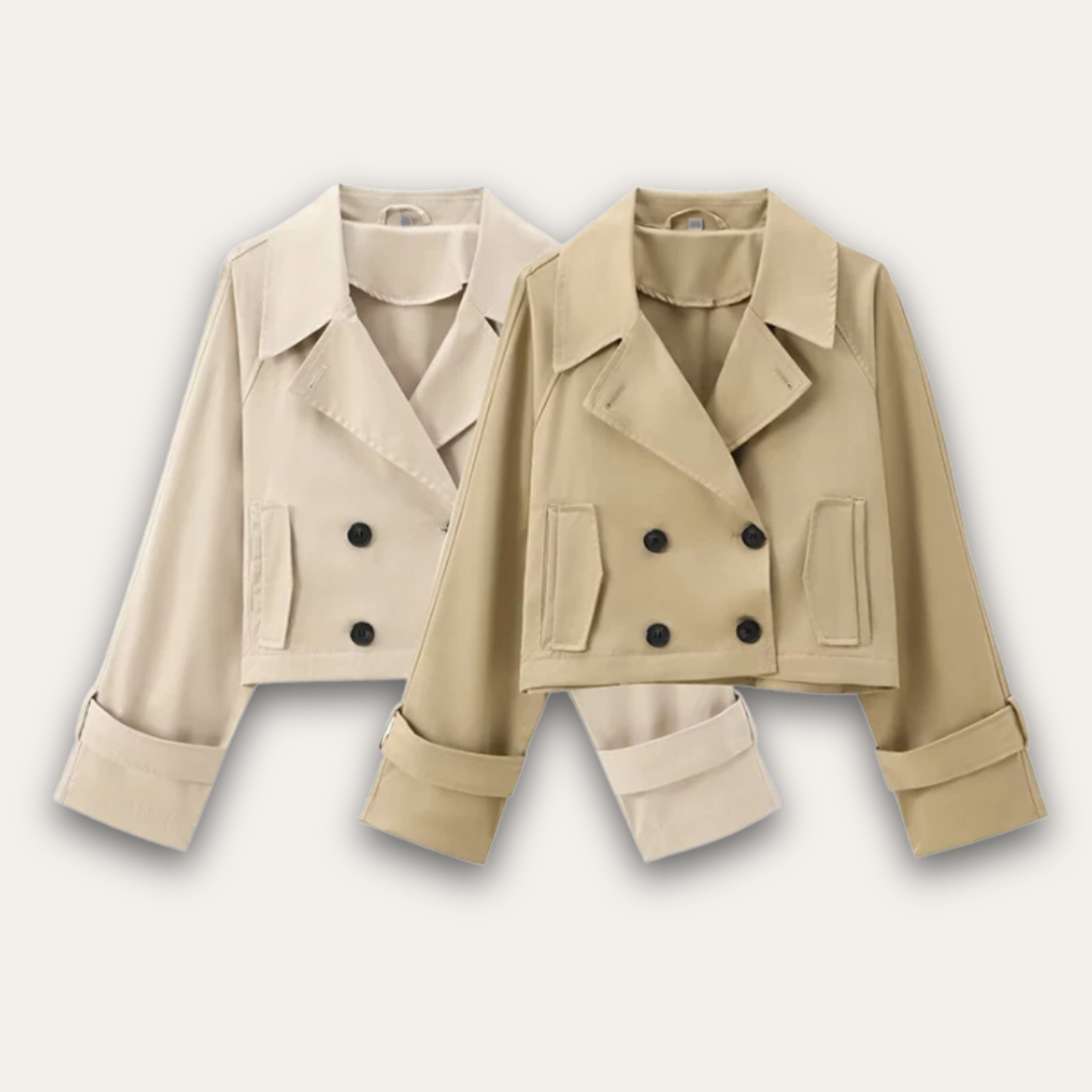 Eveloria Damen Klassischer Trenchcoat