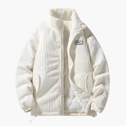Eveloria Herren Cordjacke Stilvoll Braun