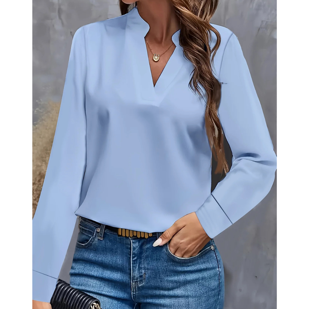 Damen Langarmbluse Elegant