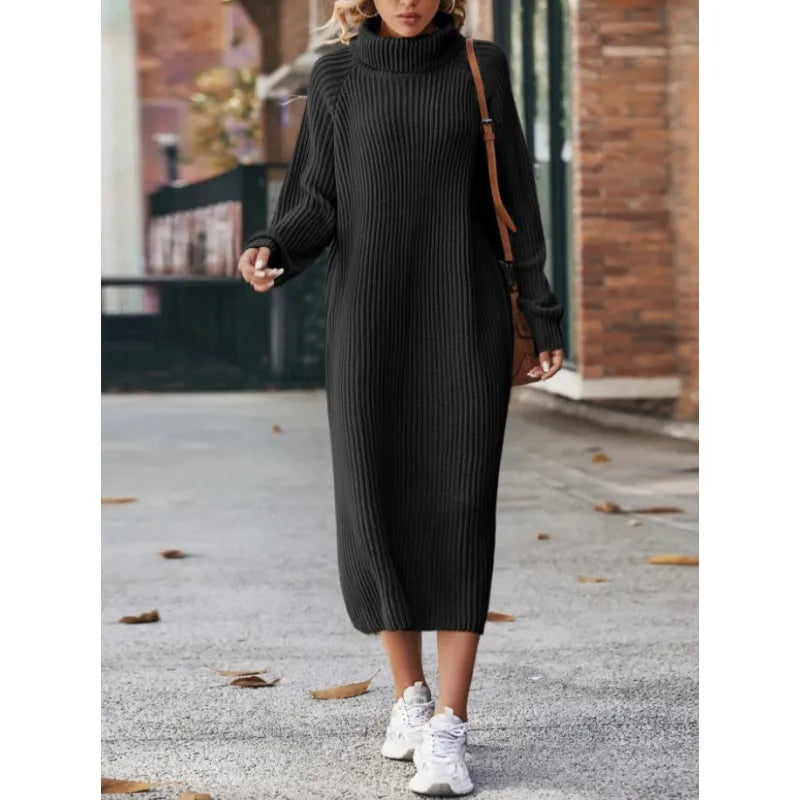 Eveloria Damen Strickkleid Bequem