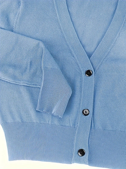 Eveloria Damen Bolerojacke Knopfverschluss