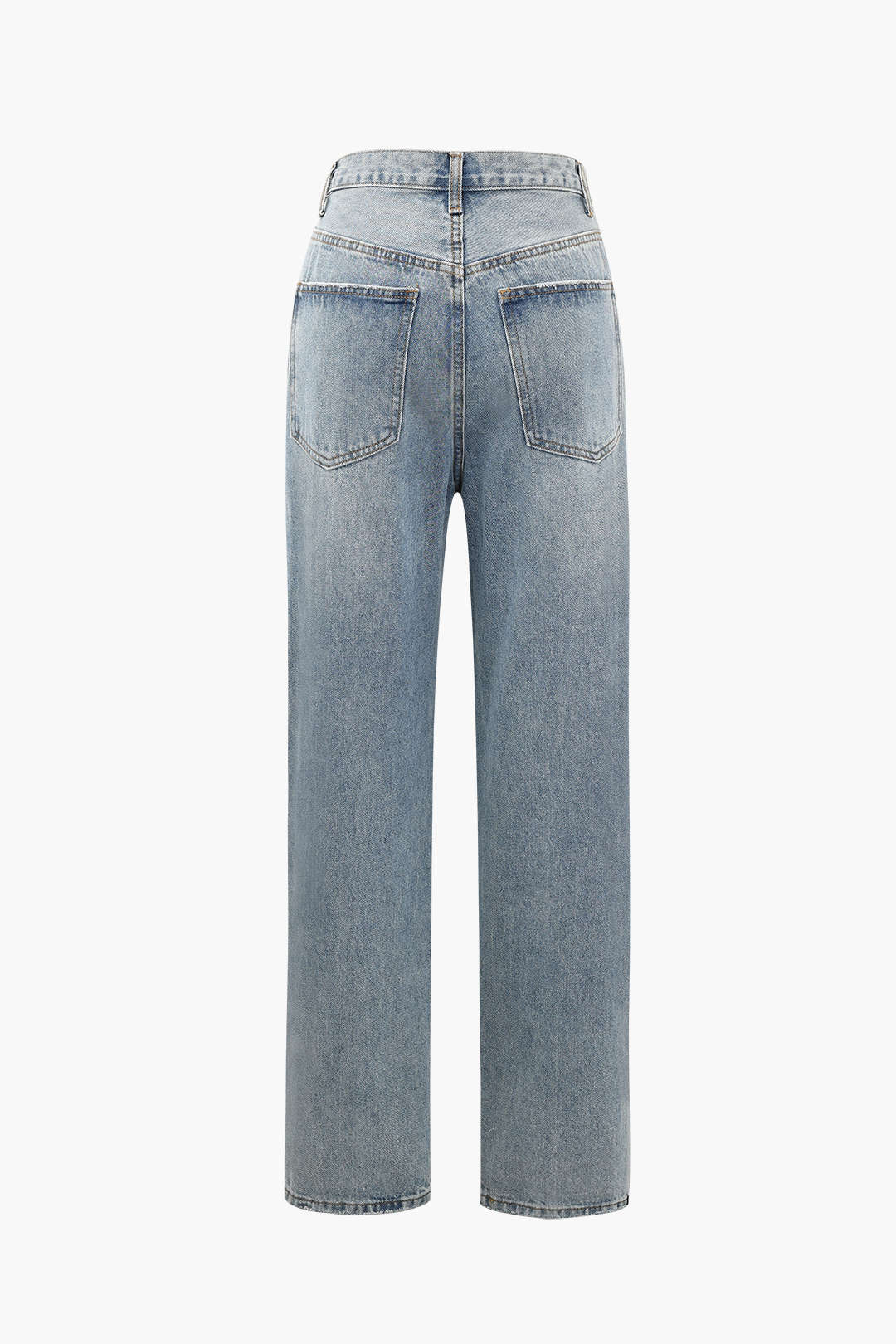 Damen Asymmetrische Jeans