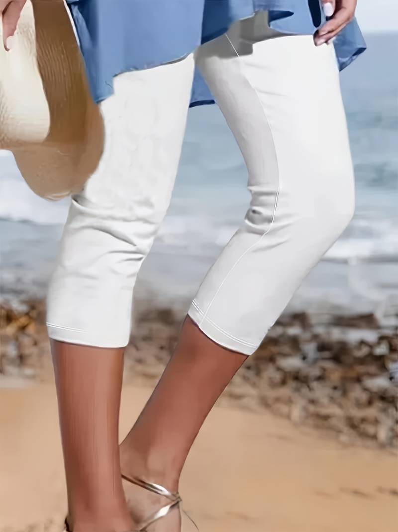 Damen Leggings Bequem Alltag