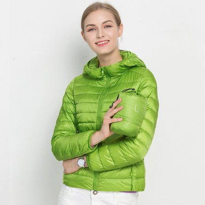Damen Leichtes Daunenjacke
