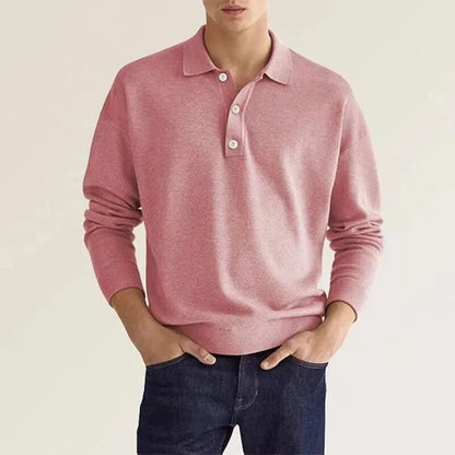 Elias Herren Poloshirt Langarm