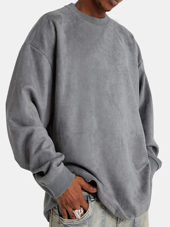 Eveloria Herren Übergroßes Sweatshirt