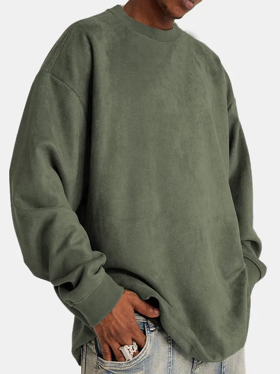 Eveloria Herren Übergroßes Sweatshirt