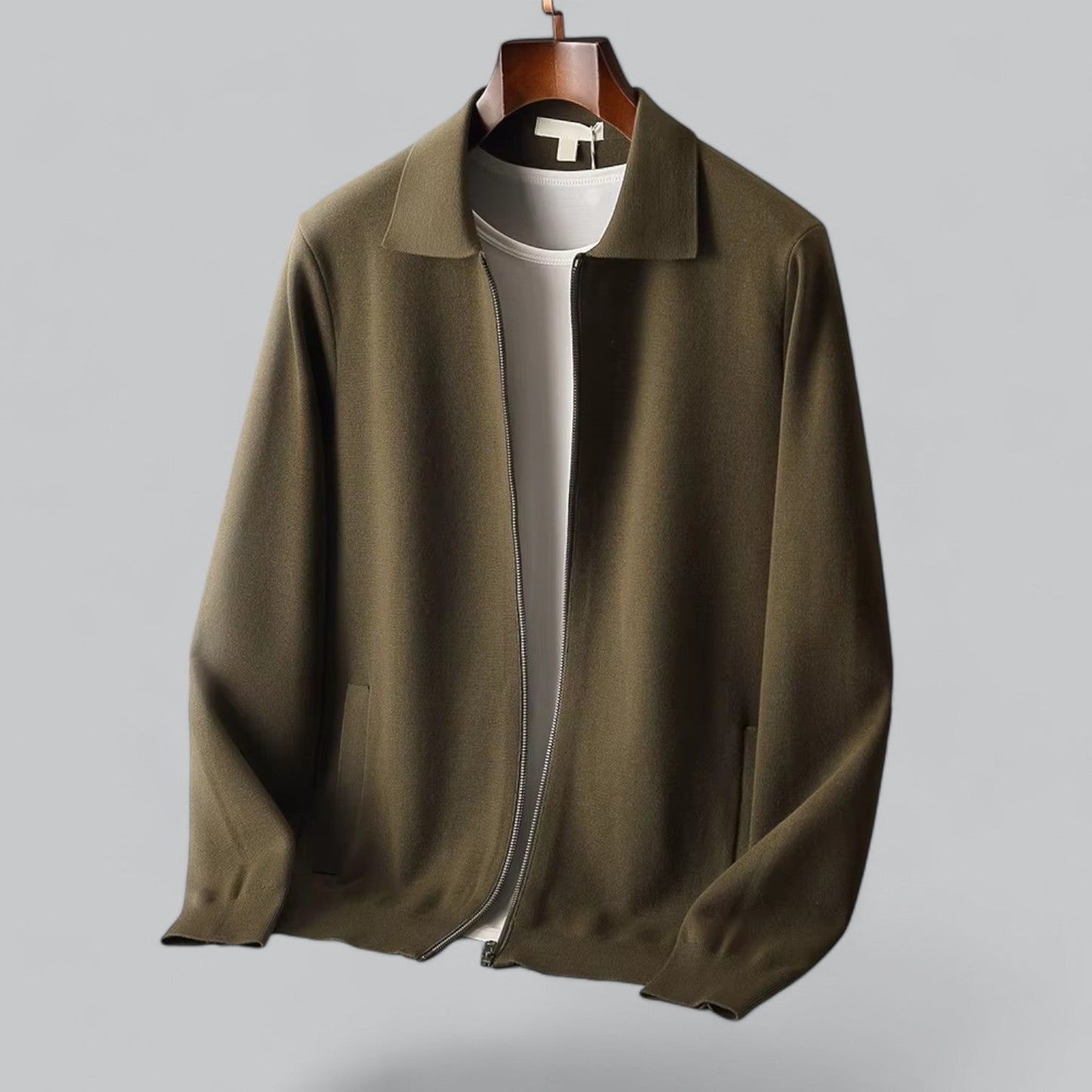 Eveloria Herren Reißverschlussjacke Bequem