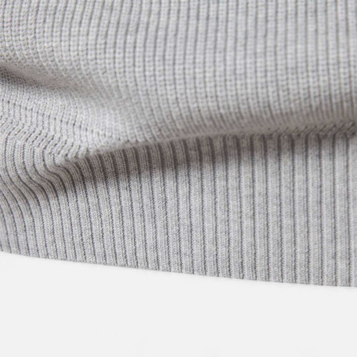 Herren Strickpullover Stehkragen Reißverschluss Feine Baumwolle