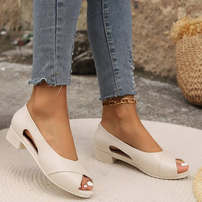 Eveloria Damen Orthopädische Hackensandale Elegant