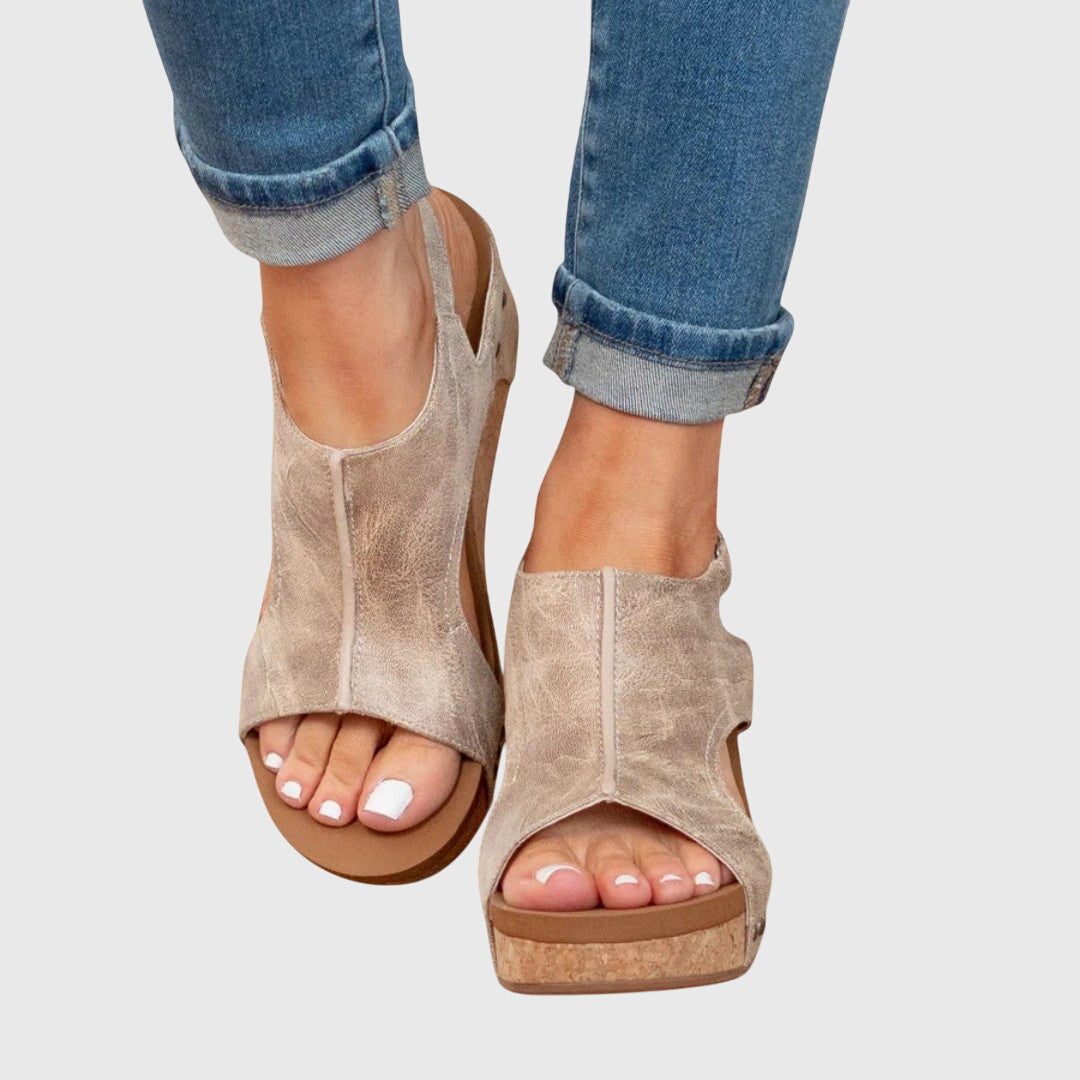 Damen Orthopädische Plattform Sandalen - Eveloria