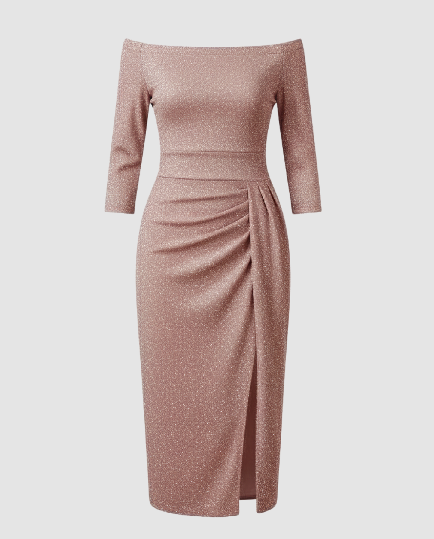 Damen Abendkleid Elegant Glänzend
