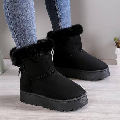 Damen Winterstiefel Warmfutter Rutschfeste Sohle
