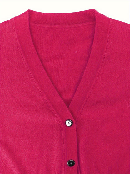 Eveloria Damen Bolerojacke Knopfverschluss