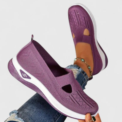 Regine Damen Slip-On Sneaker Atmungsaktives Mesh