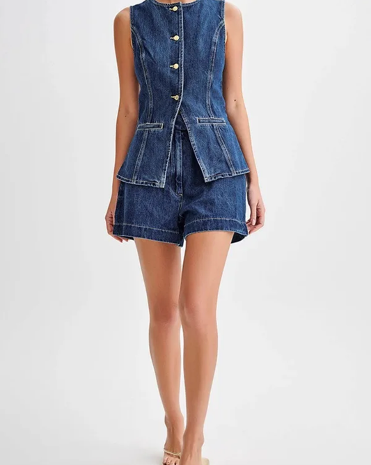 Eveloria Damen Denim Sommerjacke - Eveloria
