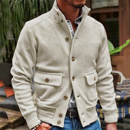 Herren Freizeitjacke Lässig Elegant Zeitlos