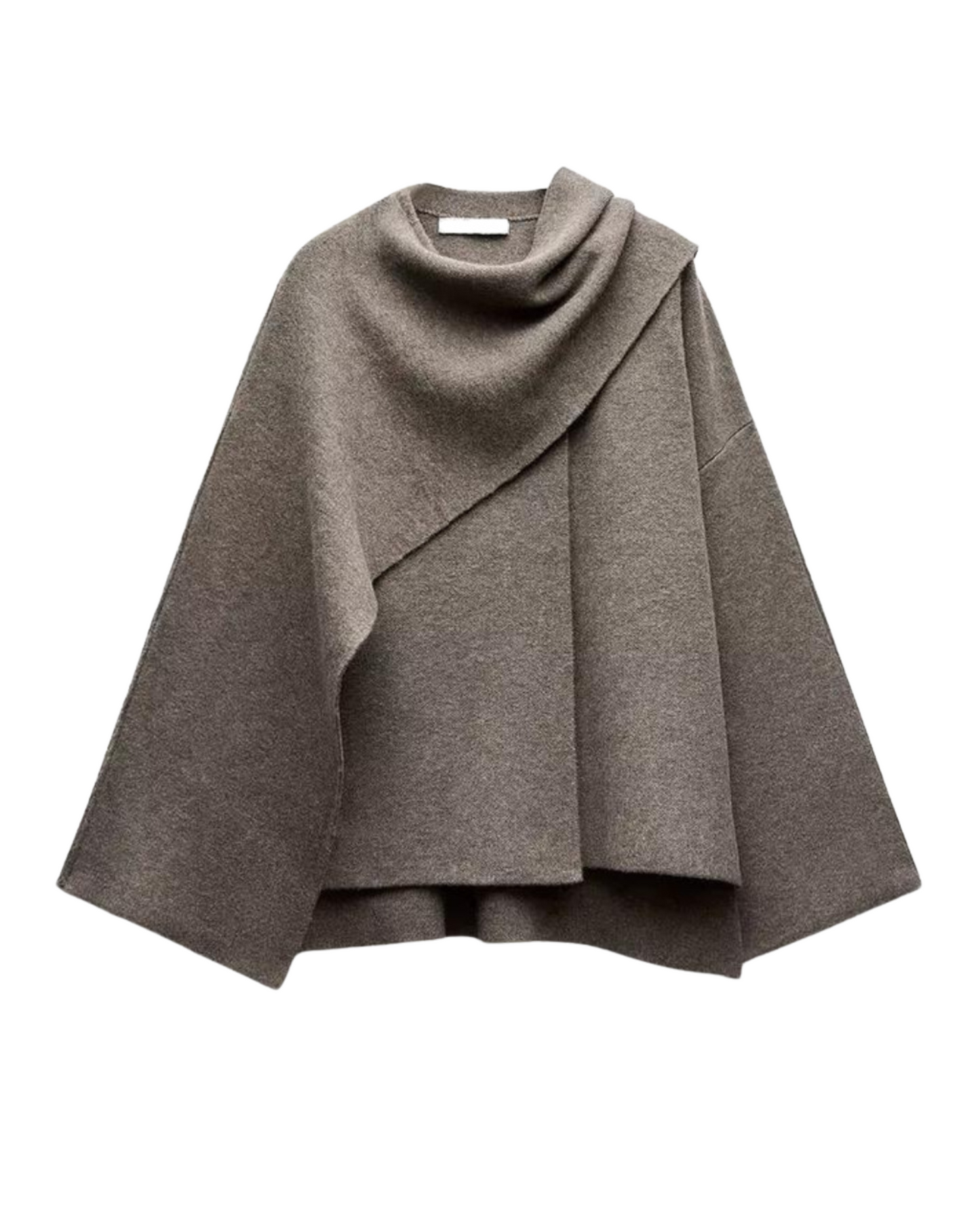Damen Cape-Mantel Elegantes Drapieren