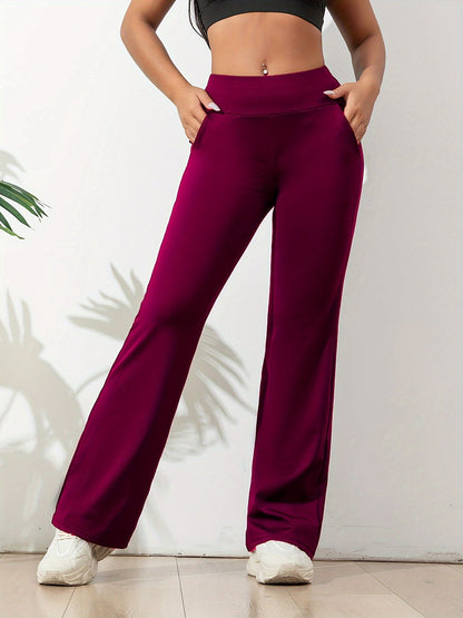 Eveloria Damen Yogahose Bequem Stretch