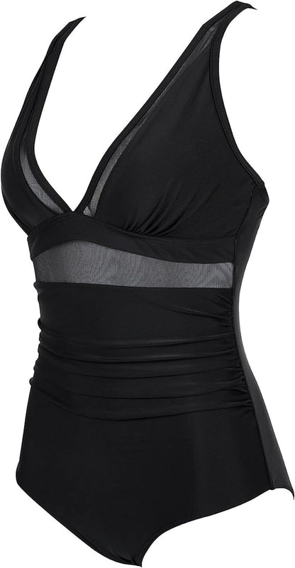 Eveloria Damen Einteiliger Badeanzug Hohe Taille