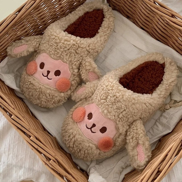 Eveloria Damen Flauschige Tierpantoffeln
