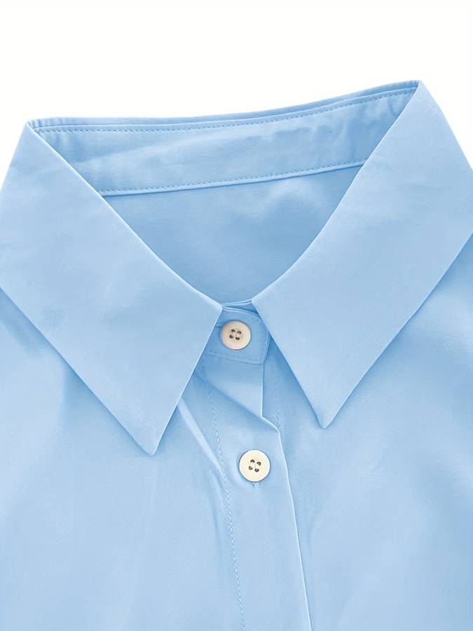 Elegantes Damen Langarm Rüschenkleid