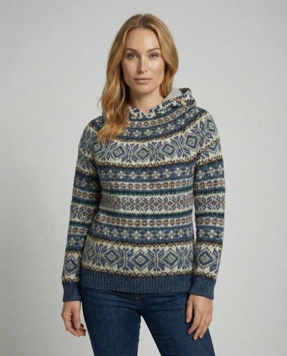 Damen Norweger Pullover Warm - Eveloria
