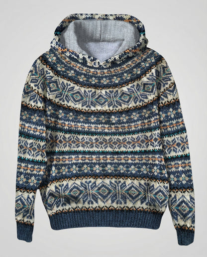 Damen Norweger Pullover Warm