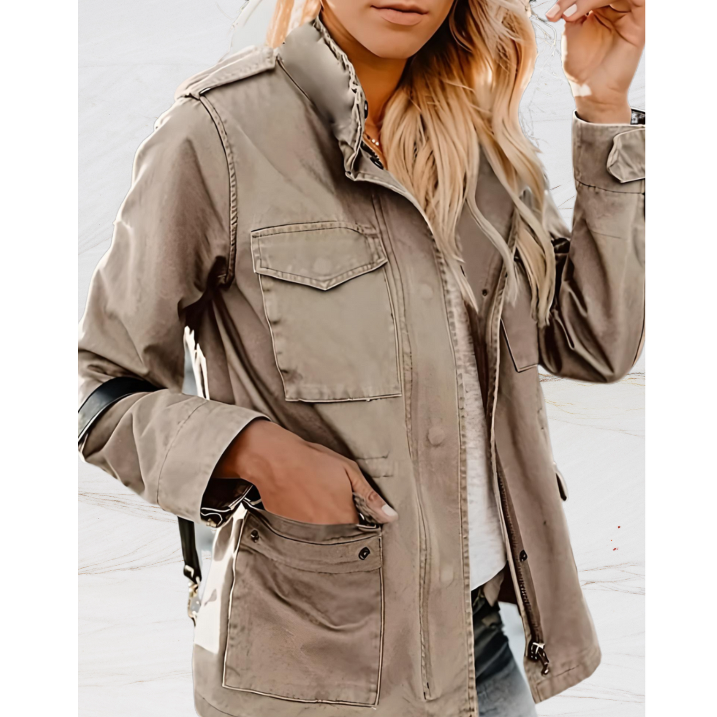 Eveloria Damen Übergangsjacke Leicht