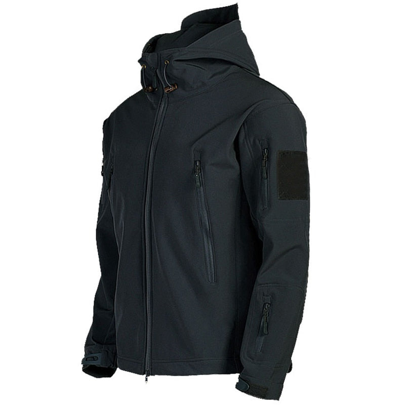 Herren Funktionsjacke Brayden Kapuze Multi-Taschen Wind- und