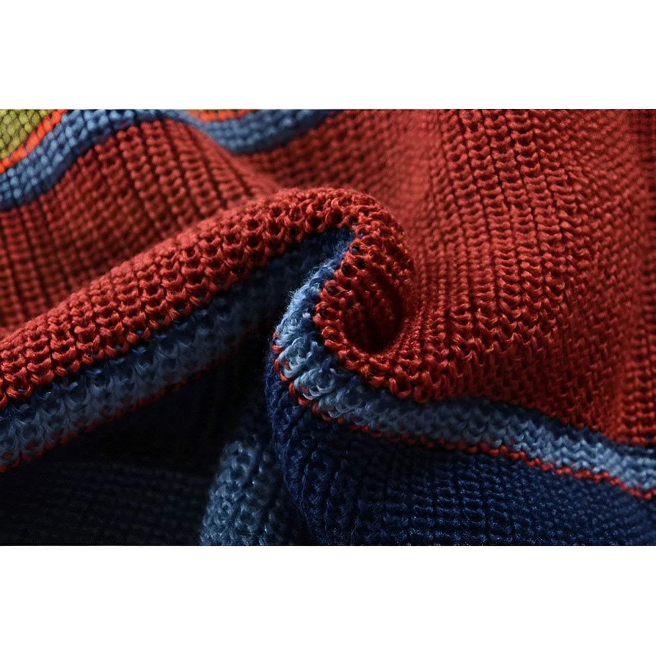 Herren Retro Cardigan Strickpullover