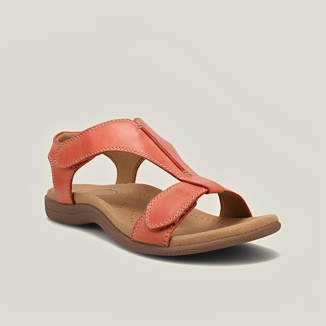 Damen Sommer-Sandalen Leicht Komfortabel Beige