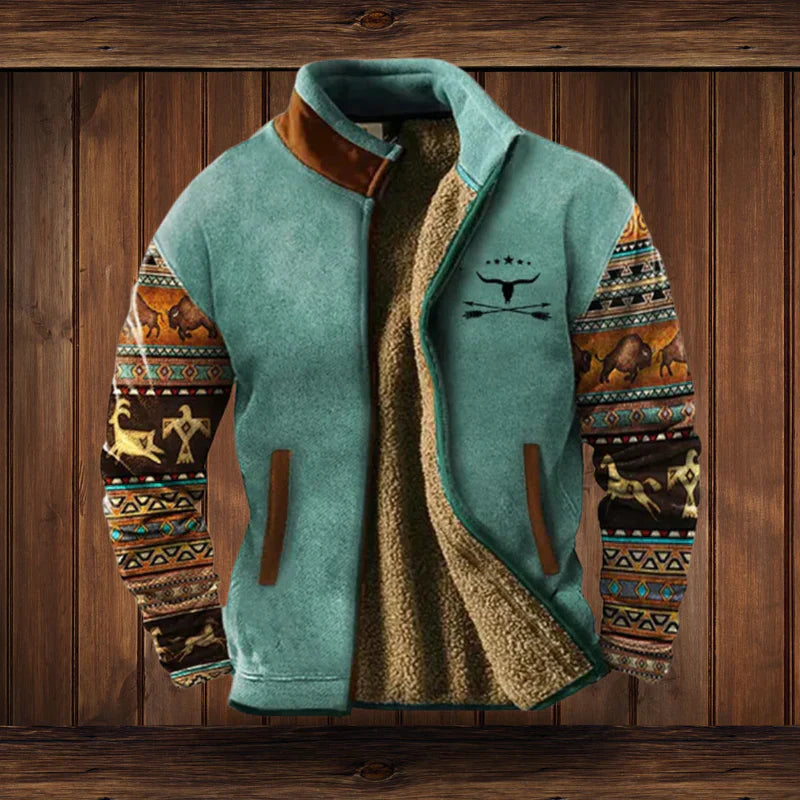 Herren Fleecejacke Gefüttert Warm Robust
