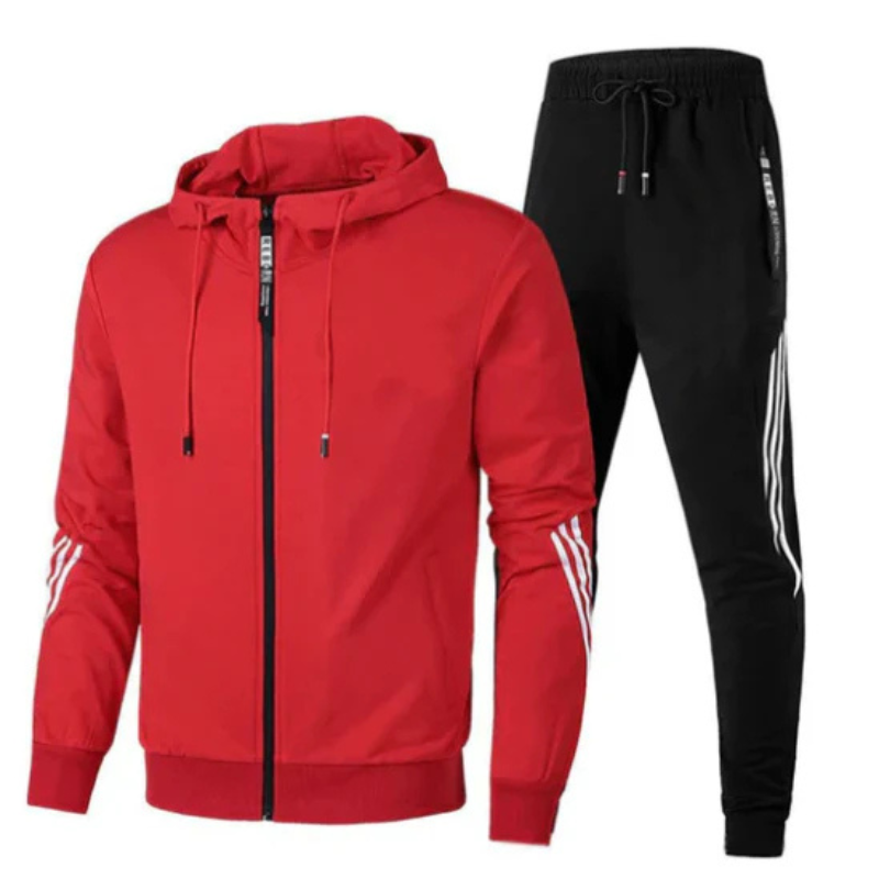 Herren Sportlicher Jogginganzug Zweiteilig